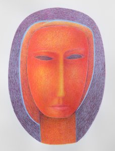 (olejový pastel na plátně)